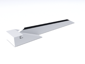 Plaza Curb M Down Rail Part